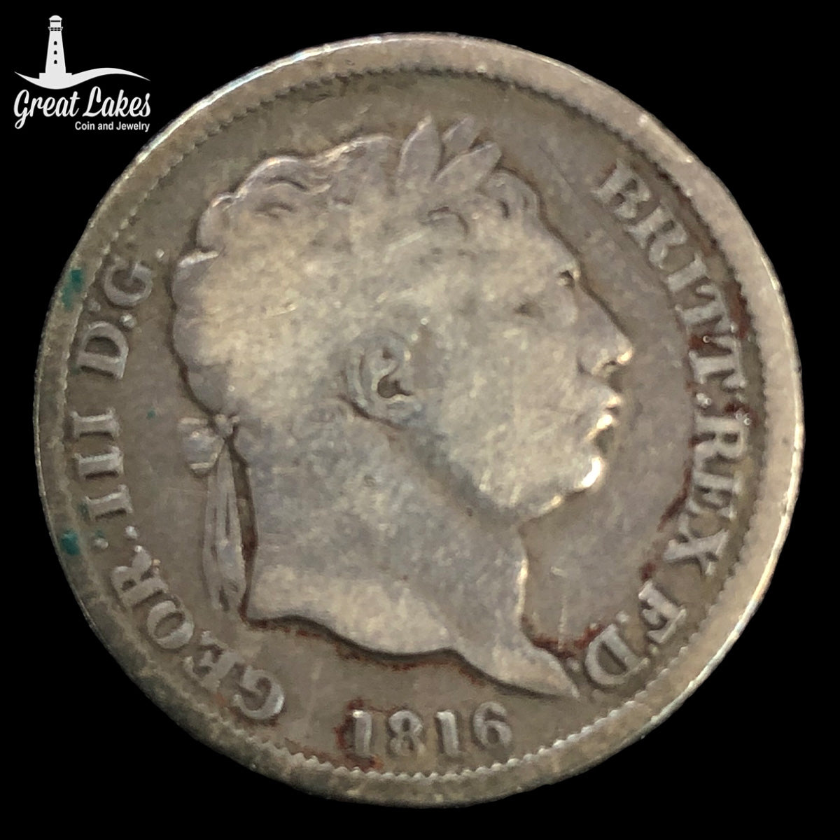 1816 British George III Shilling (G)
