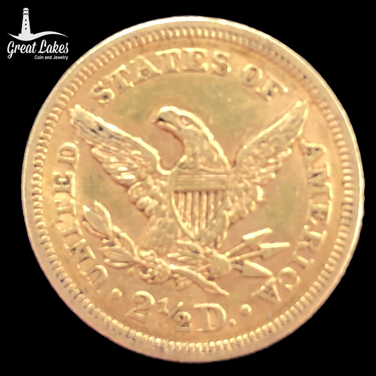1854 $2.50 Liberty Gold Quarter Eagle (XF)