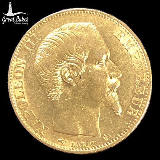 1855-A French 20 Francs