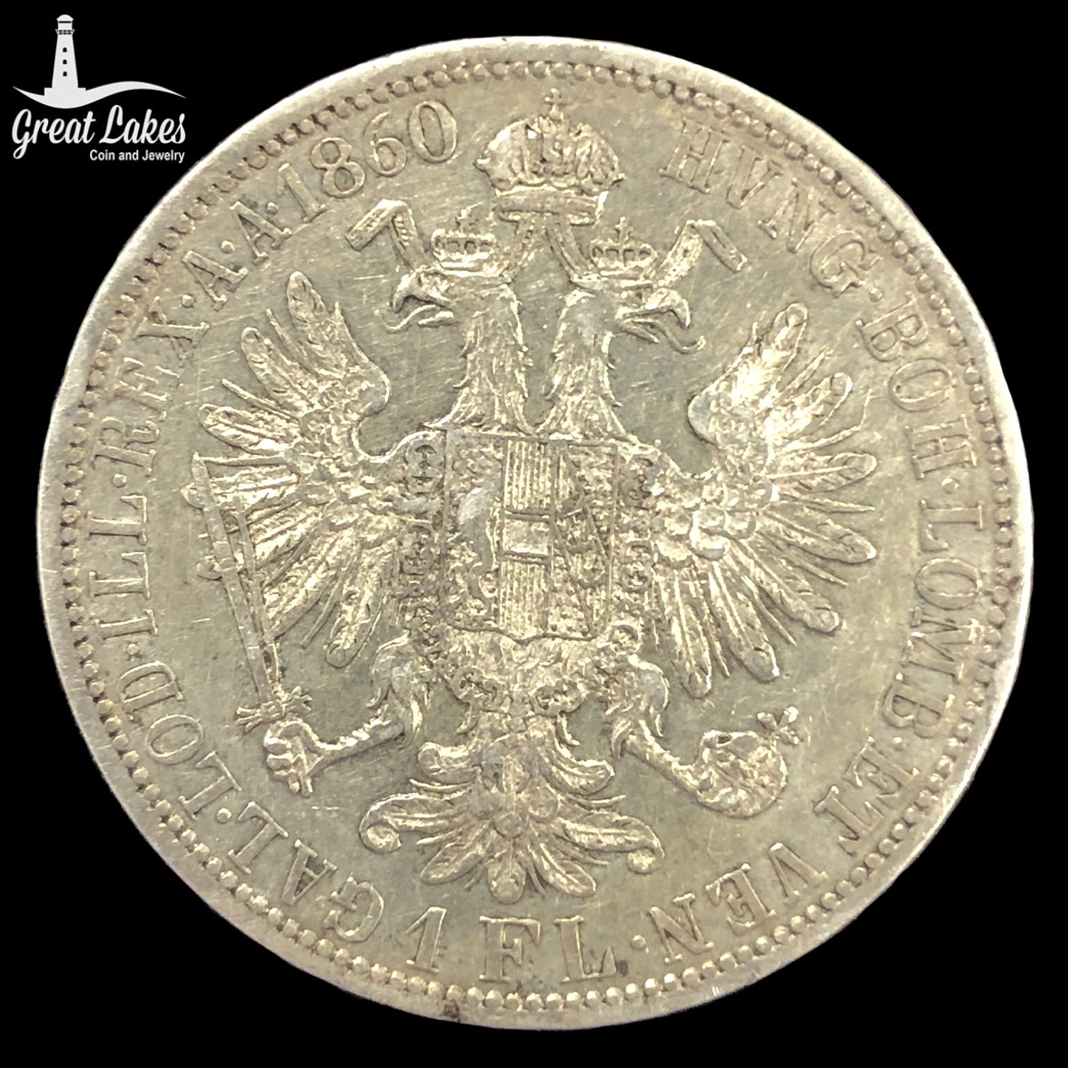 1860-A Austrian Florin
