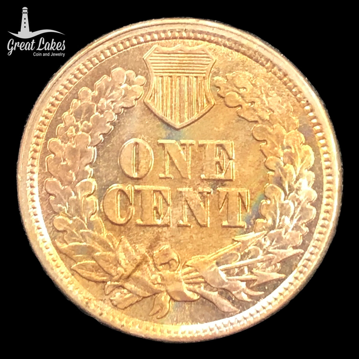 1863 Copper Nickel Indian Cent (AU)