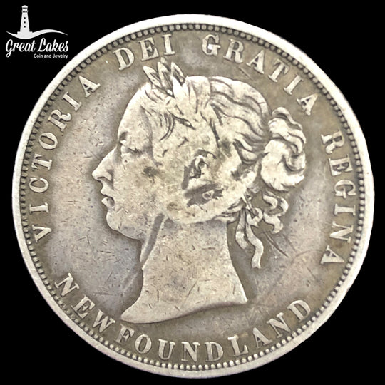 1873 New Foundland 50 Cents