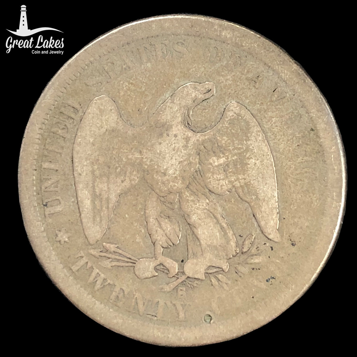1875-S 20 Cent Piece (G)