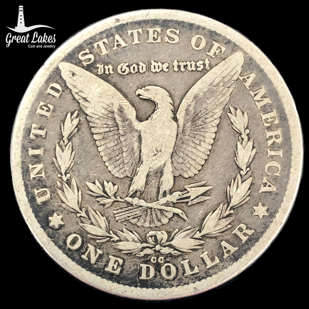 1878-CC Morgan Silver Dollar (F)