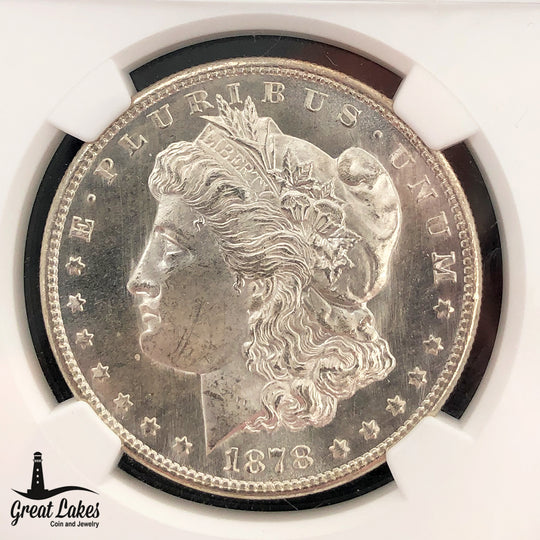 1878-S Morgan Silver Dollar NGC MS65