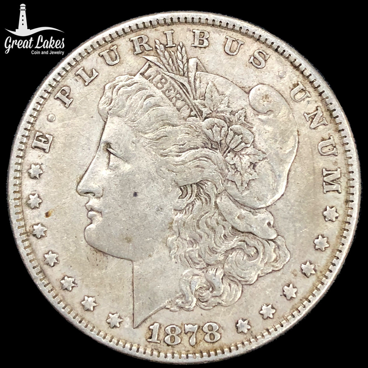 1878 8 TF Morgan Silver Dollar (XF)