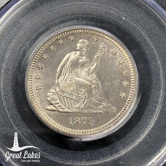 1879 Seated Liberty Quarter PCGS MS63