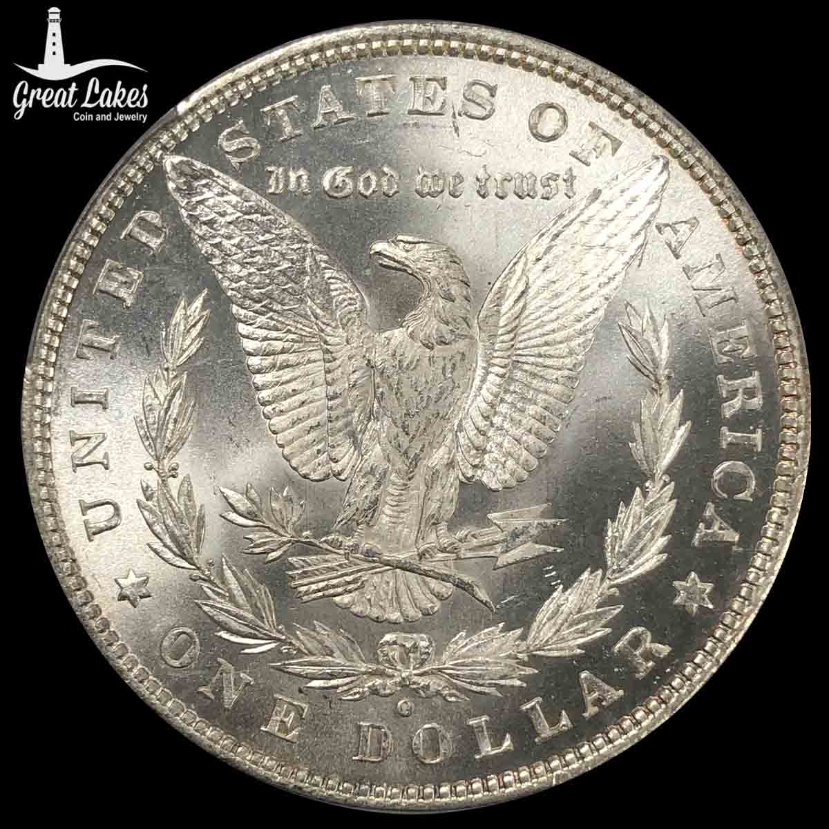 1880-O 80/79 Morgan Silver Dollar PCGS MS64