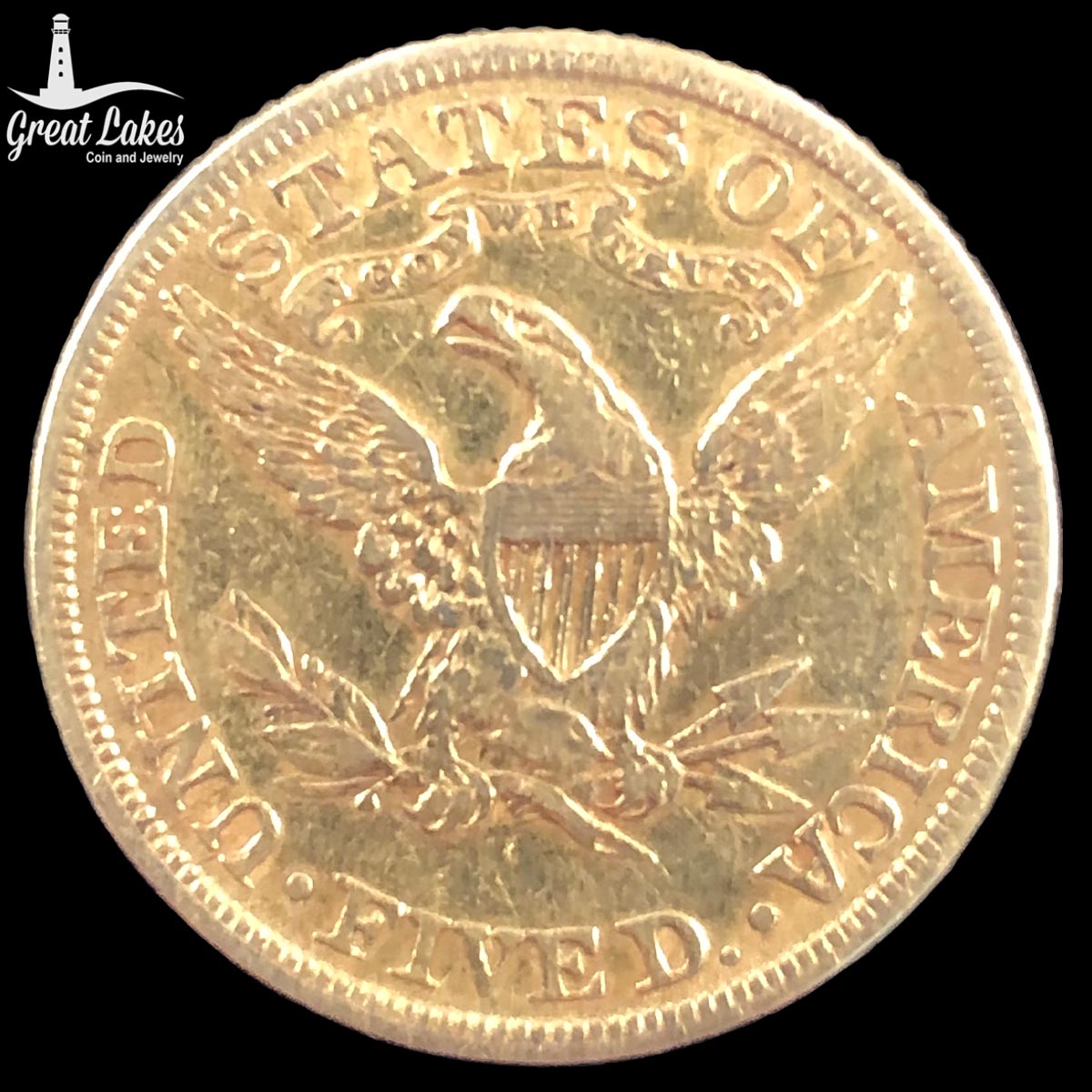 1881 $5 Liberty Gold Half Eagle (Low Premium)