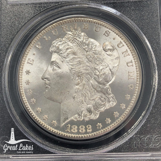 1882-CC Morgan Silver Dollar PCGS MS65