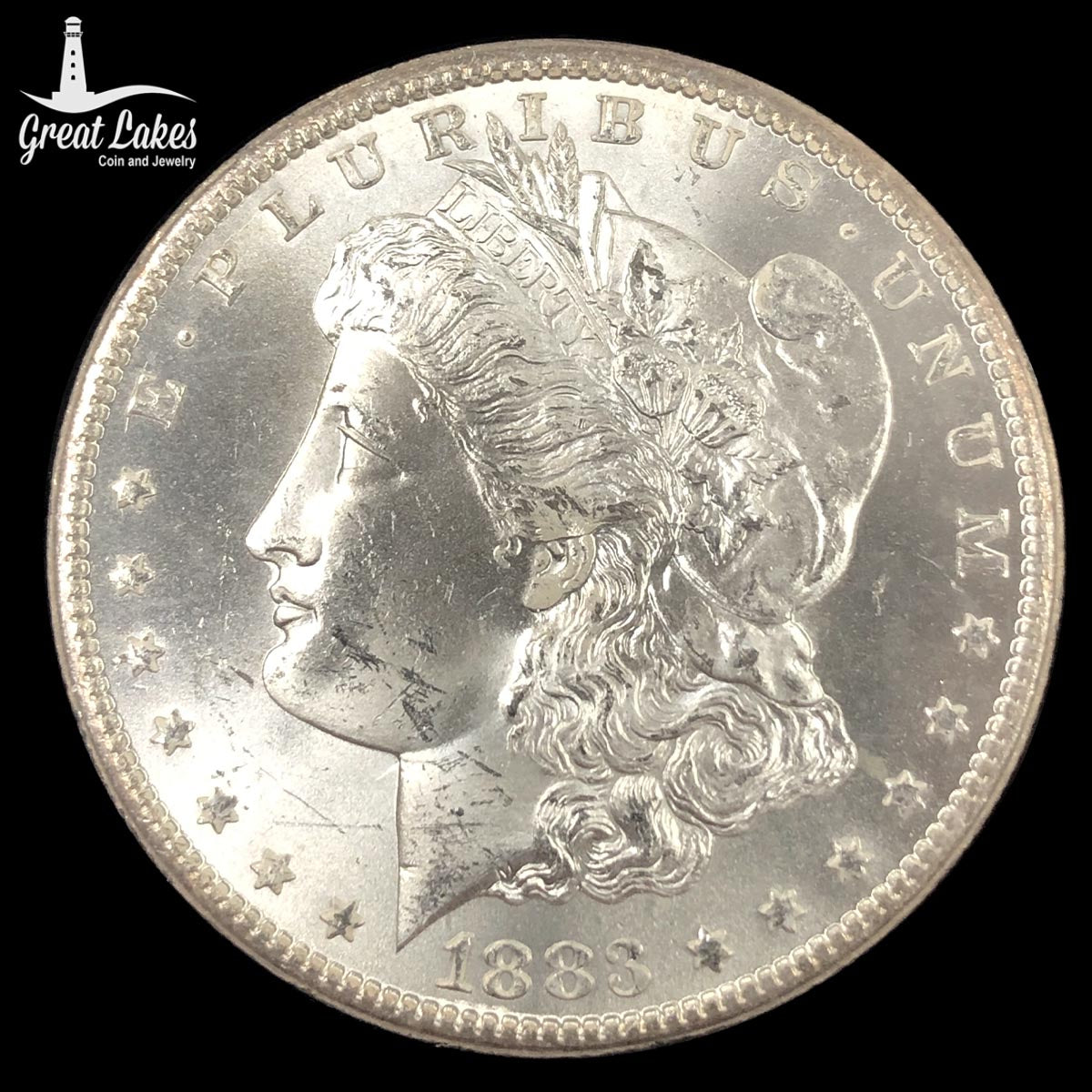 1883-CC Morgan Silver Dollar GSA (Lens Only)