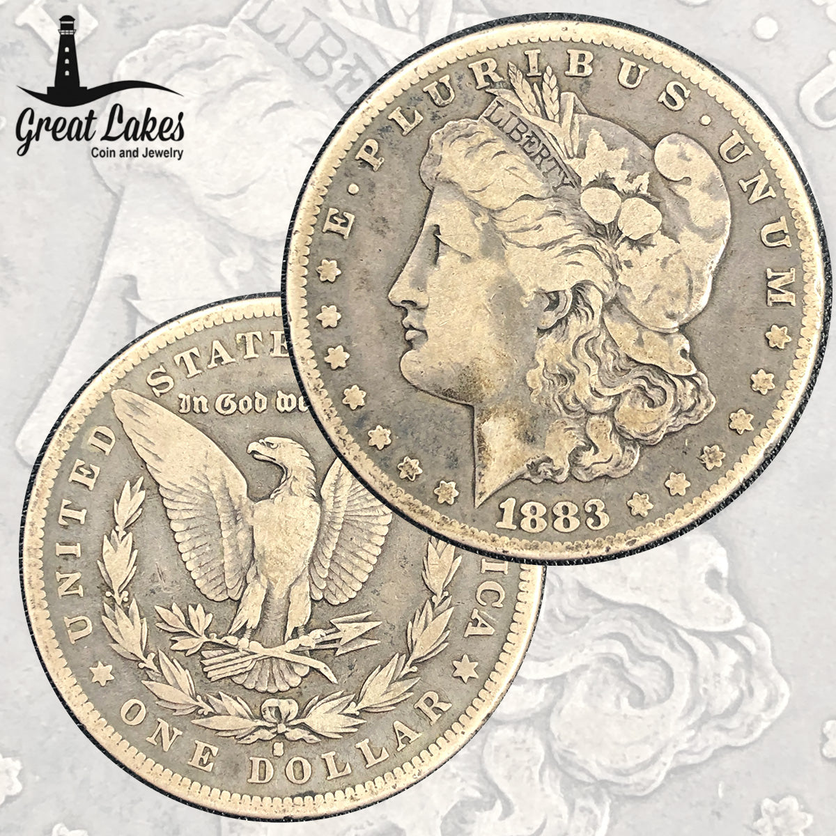 1883-S Morgan Silver Dollar (F)