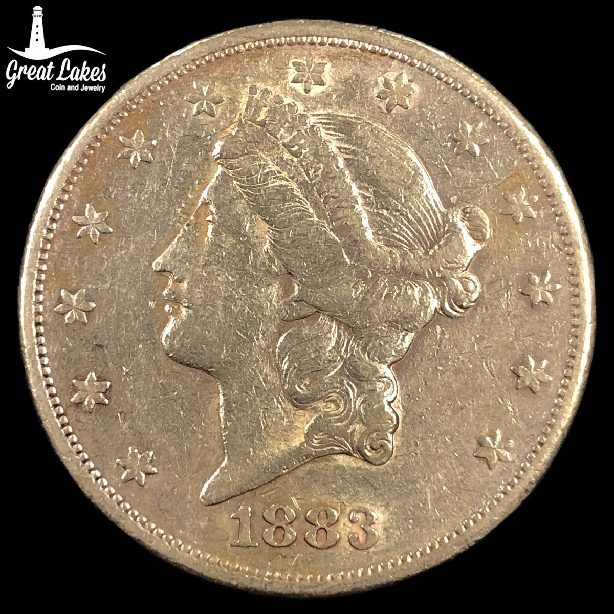 1883-S $20 Liberty Gold Double Eagle (Low Premium)