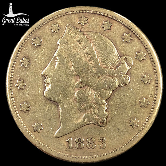 1883-S $20 Liberty Gold Double Eagle (XF)