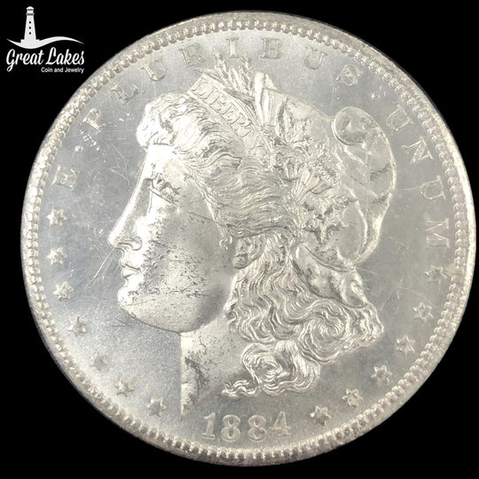 1884-CC Morgan Silver Dollar GSA (Lens Only)