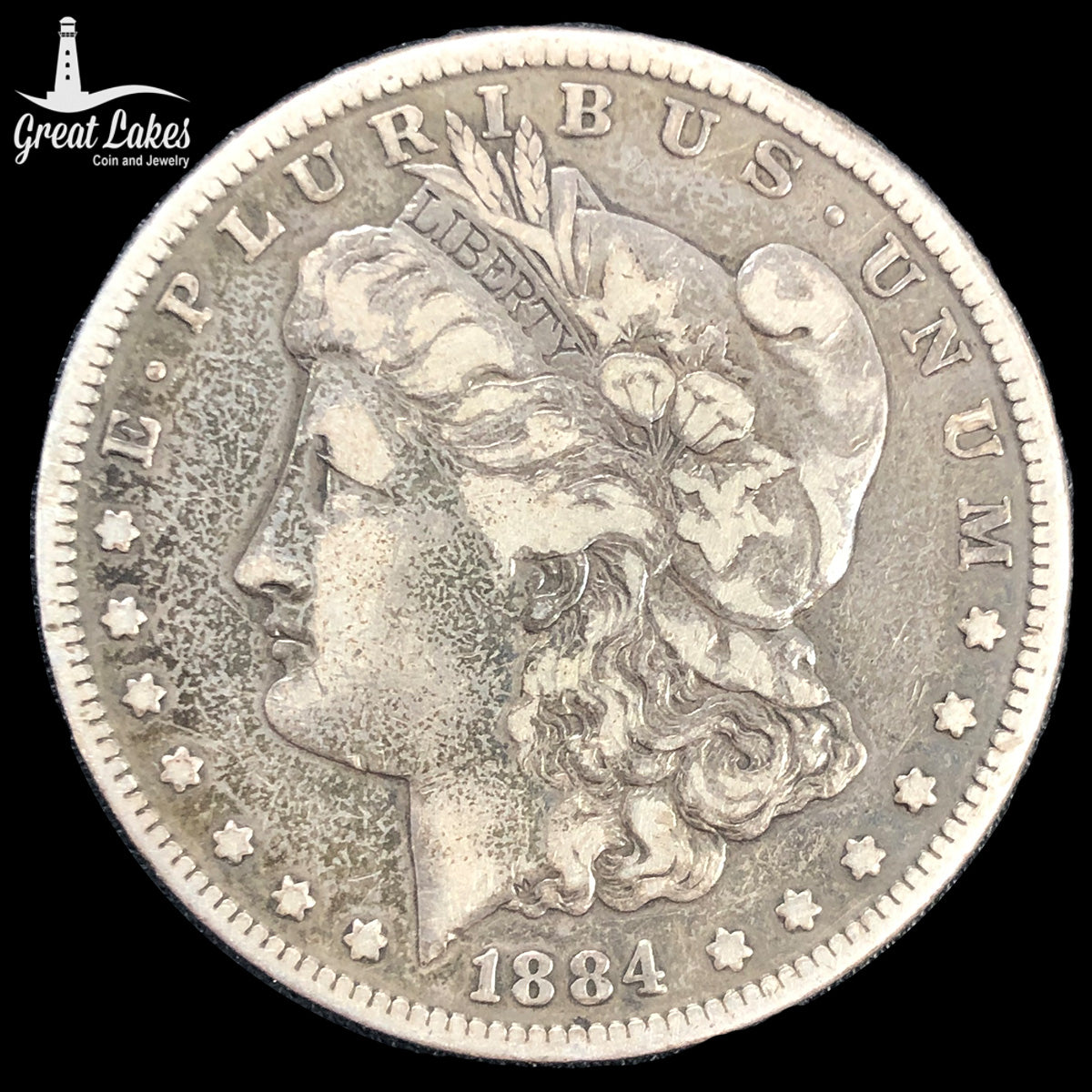 1884-S Morgan Silver Dollar (VF)