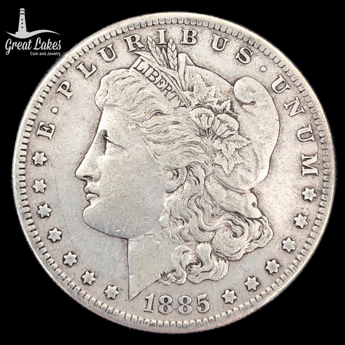 1885-S Morgan Silver Dollar (VF)