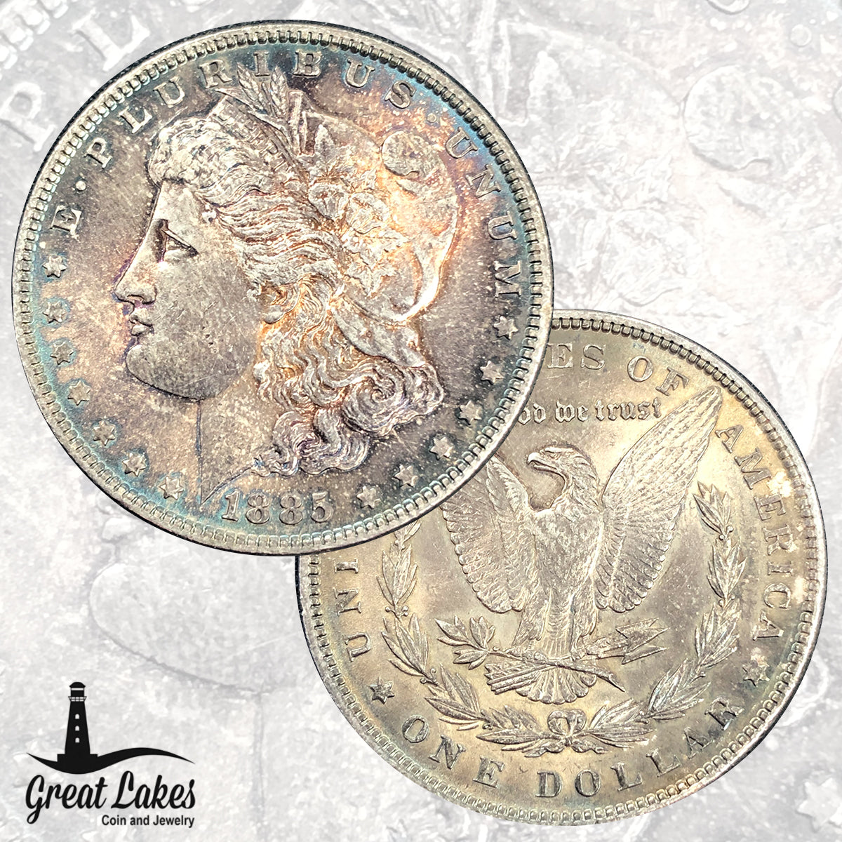 1885 Morgan Silver Dollar (AU / BU)