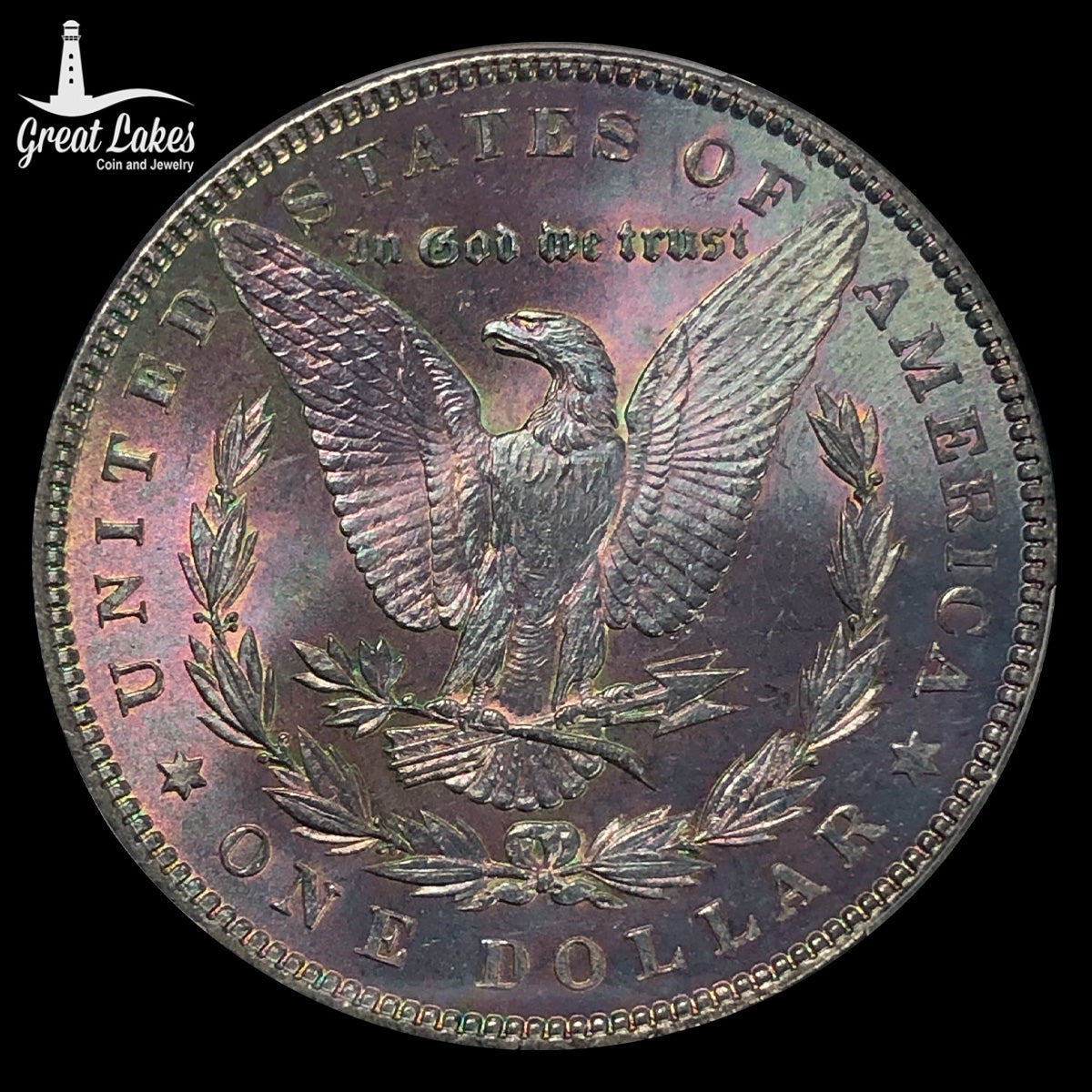 1886 Morgan Silver Dollar PCGS MS65 (Toner)
