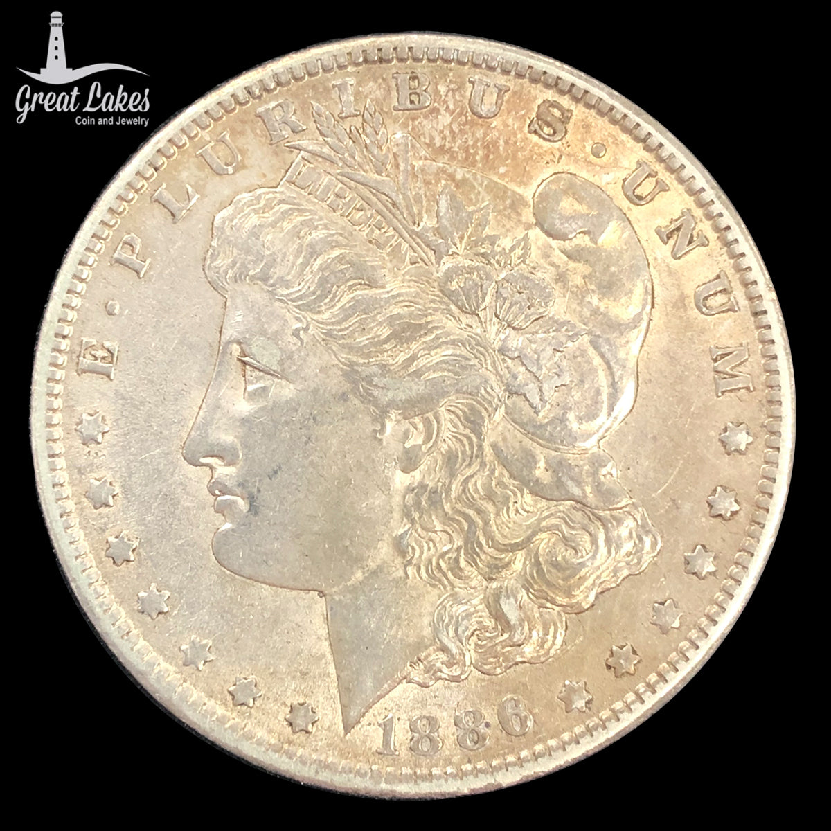1886-O Morgan Silver Dollar (AU)