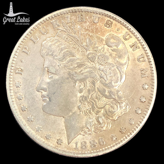 1886-O Morgan Silver Dollar (AU)