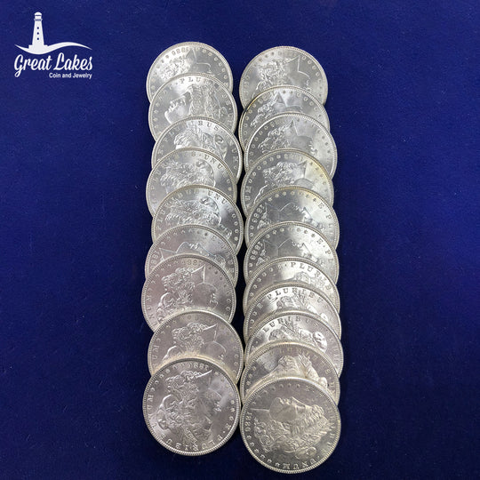 1886 Morgan Silver Dollar Roll (BU)