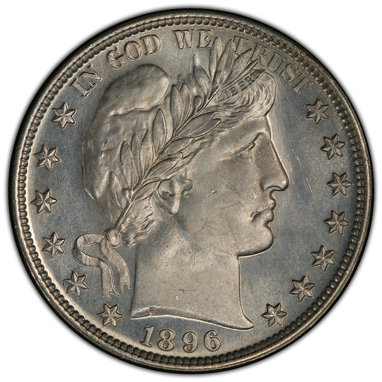 1896 Barber Half Dollar PCGS MS64 CAC