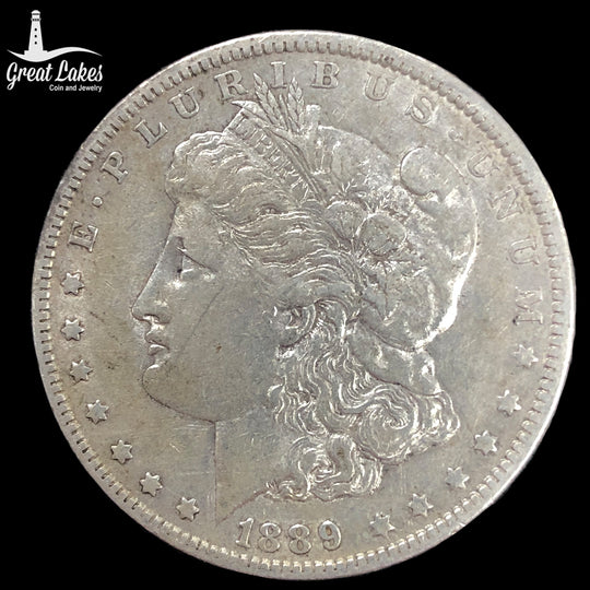 1889-O Morgan Silver Dollar (XF) (Cleaned)
