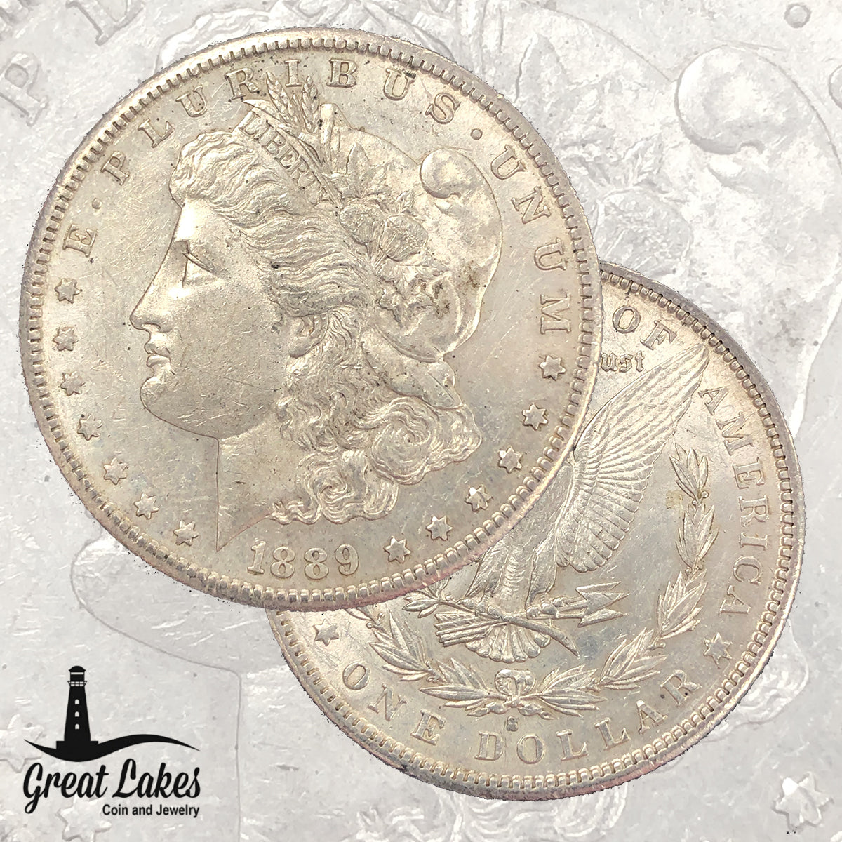 1889-S Morgan Silver Dollar (AU)