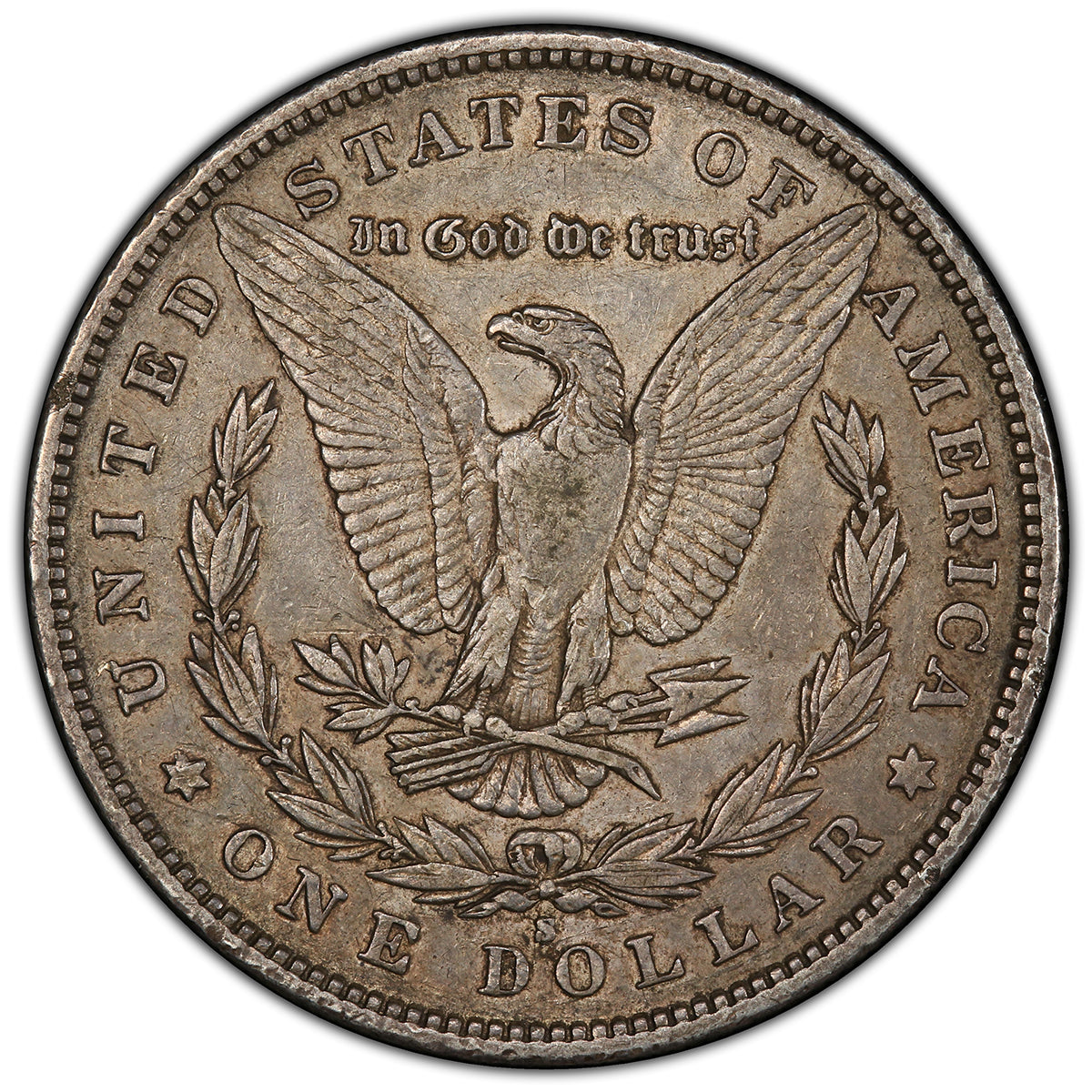 1892-S Morgan Silver Dollar PCGS XF40
