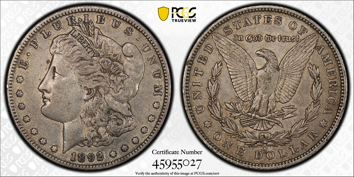 1892-S Morgan Silver Dollar PCGS XF40