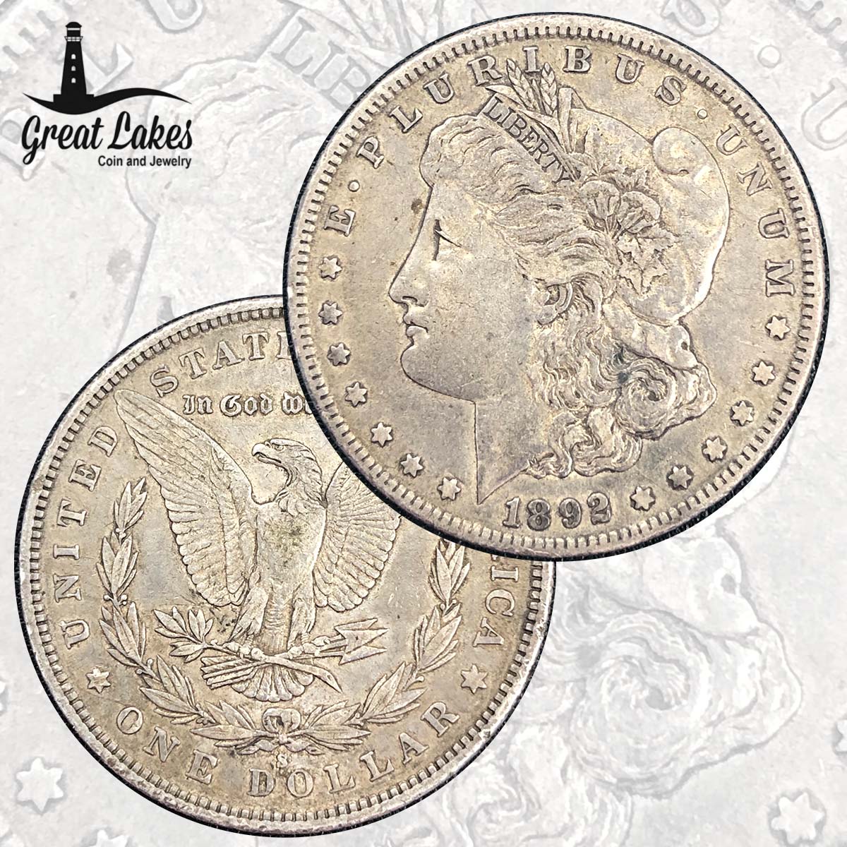 1892-S Morgan Silver Dollar (XF)