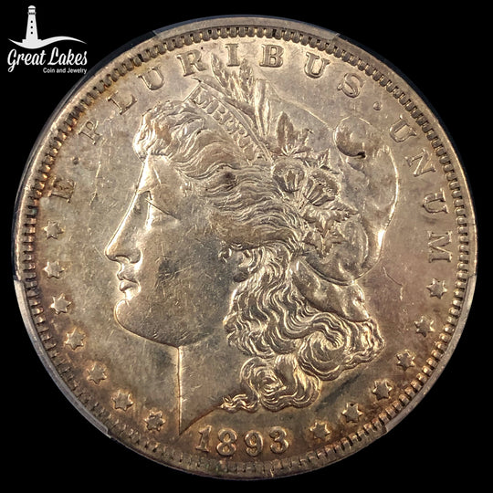 1893 Morgan Silver Dollar PCGS XF40