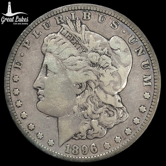 1896-S Morgan Silver Dollar (F)