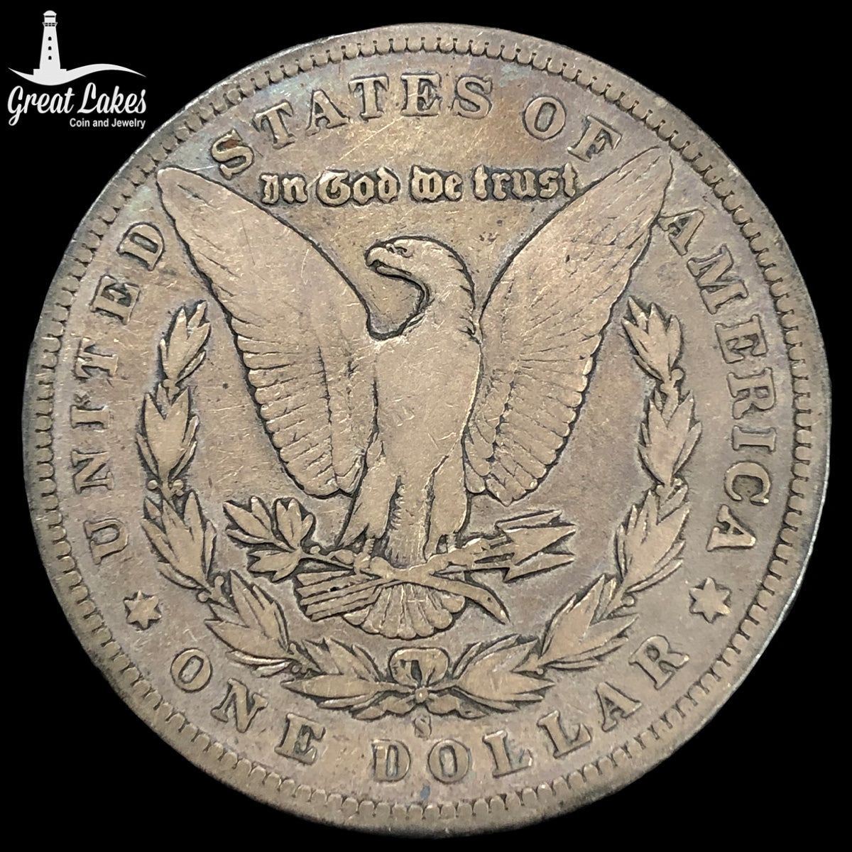 1896-S Morgan Silver Dollar (F)
