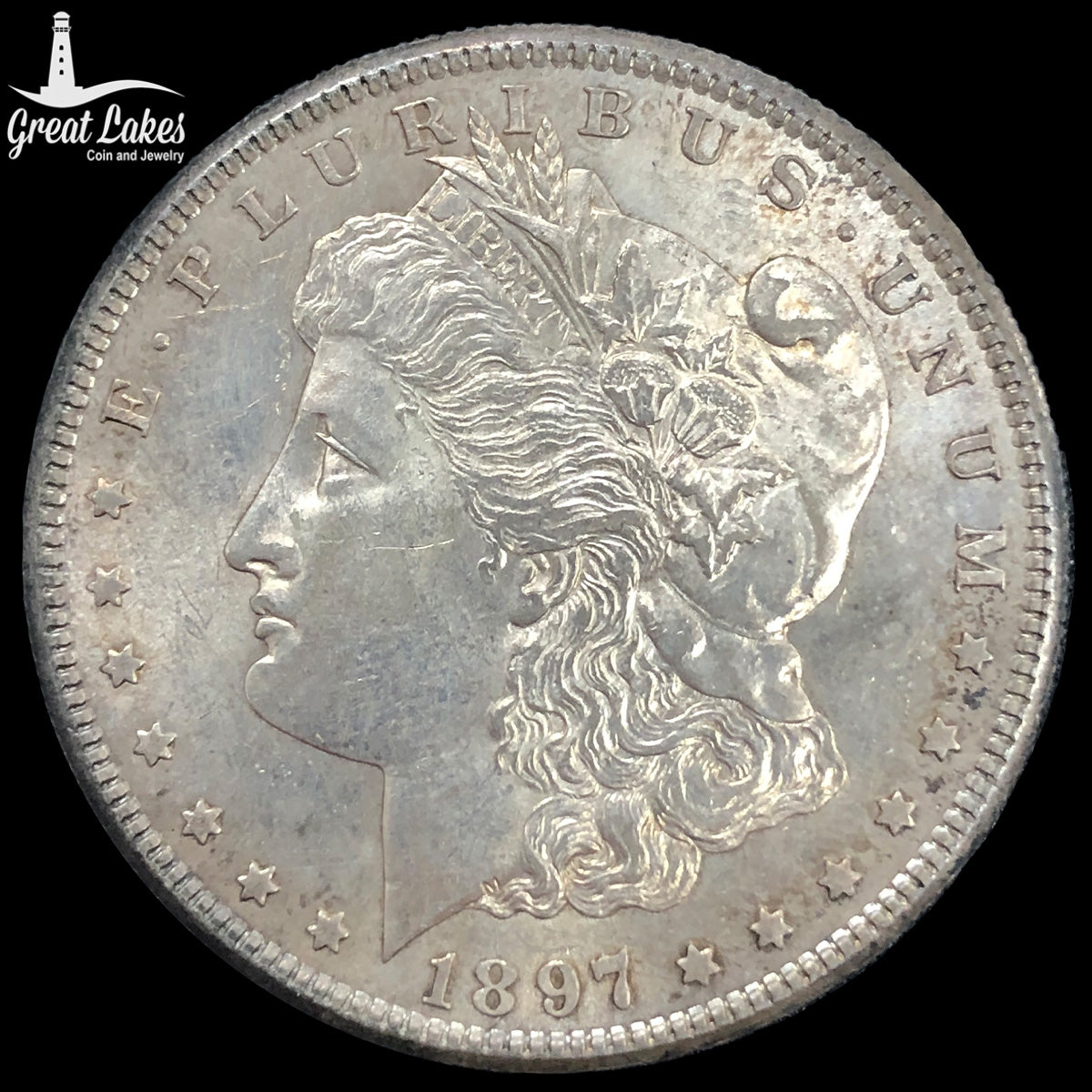 1897-S Morgan Silver Dollar (AU)