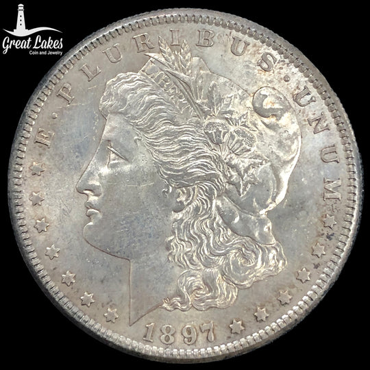1897-S Morgan Silver Dollar (AU)
