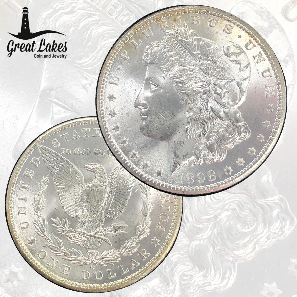 1898-O Morgan Silver Dollar (BU)