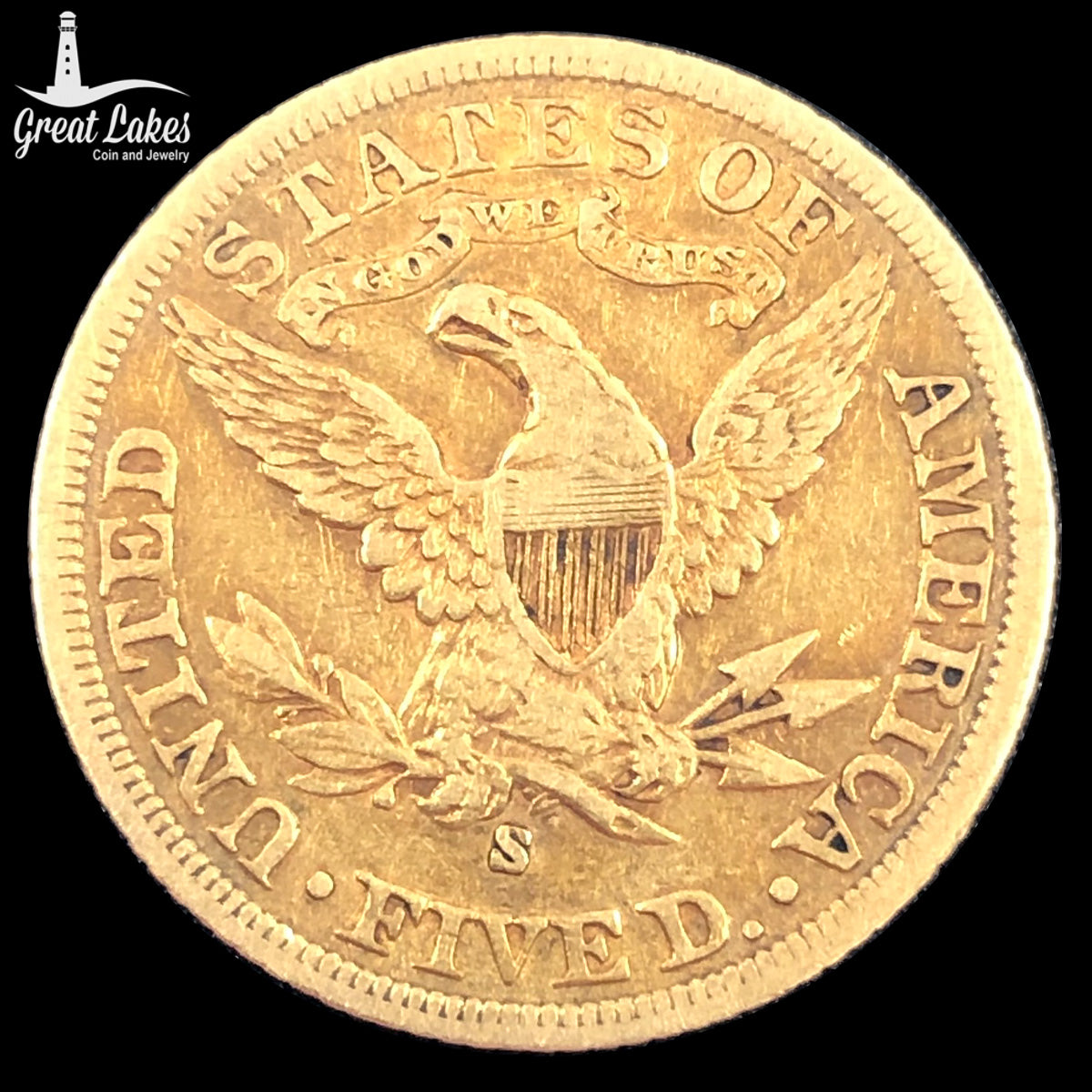 1900-S $5 Liberty Half Eagle (XF)