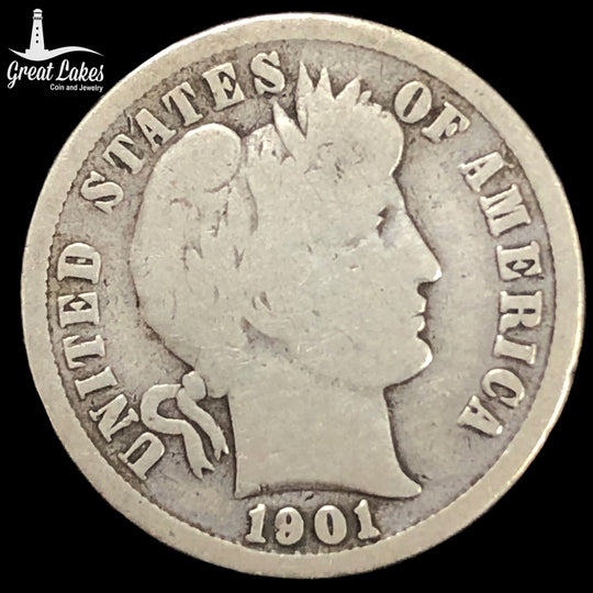 1901-S Barber Dime (G)