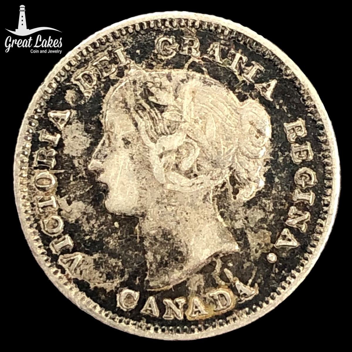 1901 Canada 5 Cents (F)
