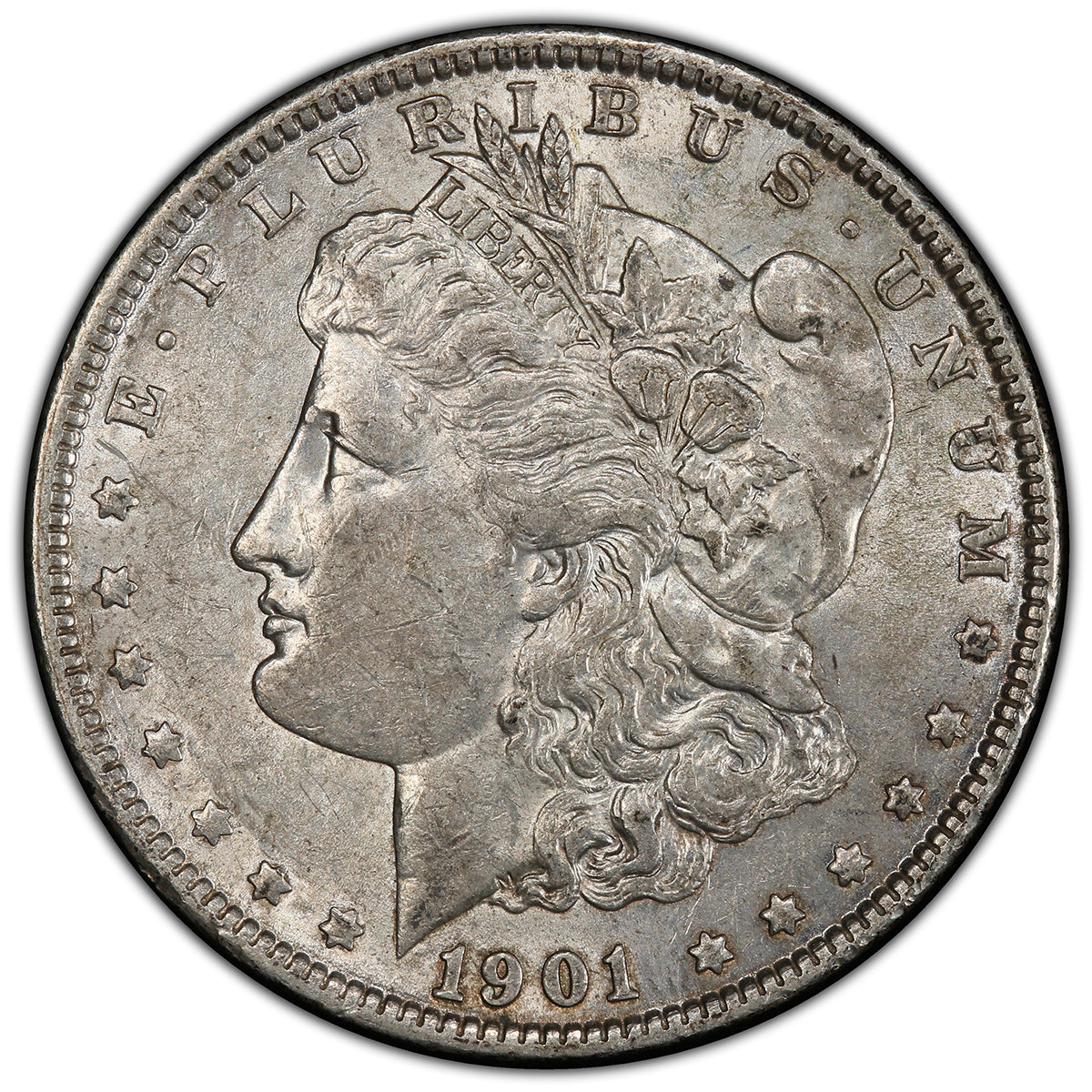 1901 Morgan Silver Dollar PCGS AU50