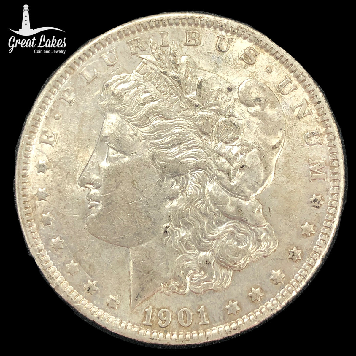 1901 Morgan Silver Dollar (AU)