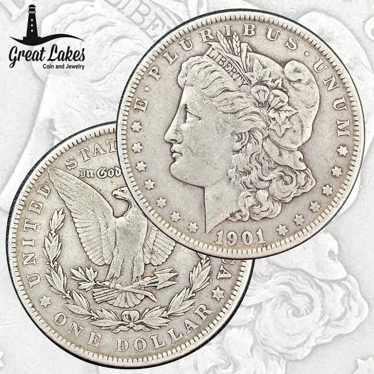 1901 Morgan Silver Dollar (XF)