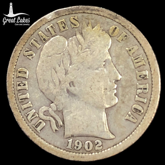 1902-O Barber Dime (F)