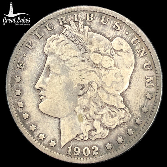 1902-S Morgan Silver Dollar (F/VF)