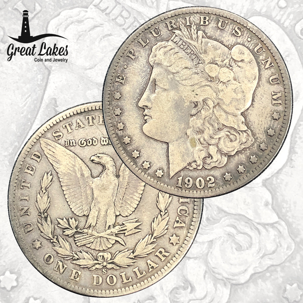 1902-S Morgan Silver Dollar (F/VF)