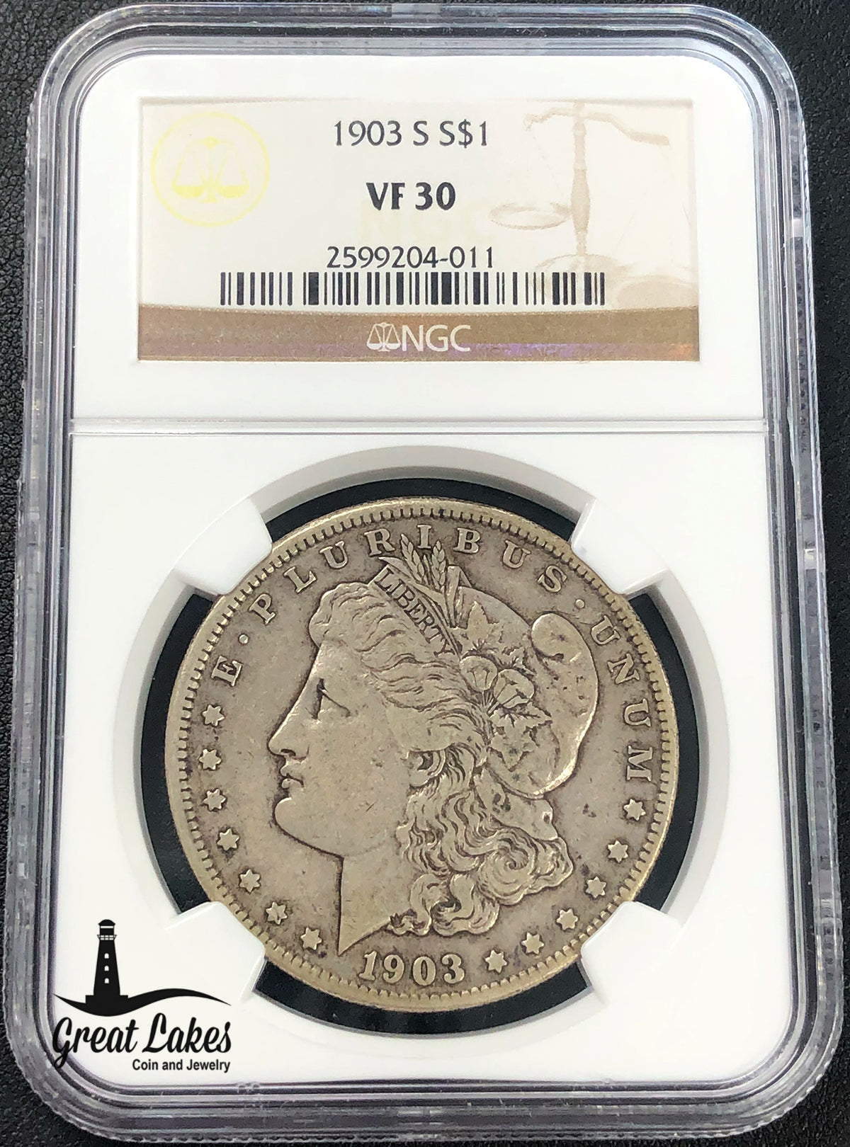 1903 Morgan Silver Dollar NGC VF 30