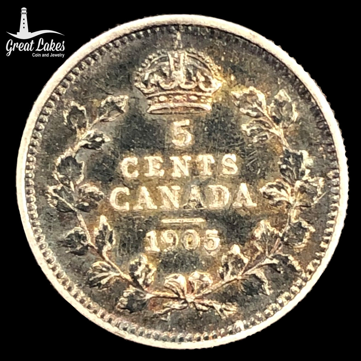 1905 Canada 5 Cents (F)