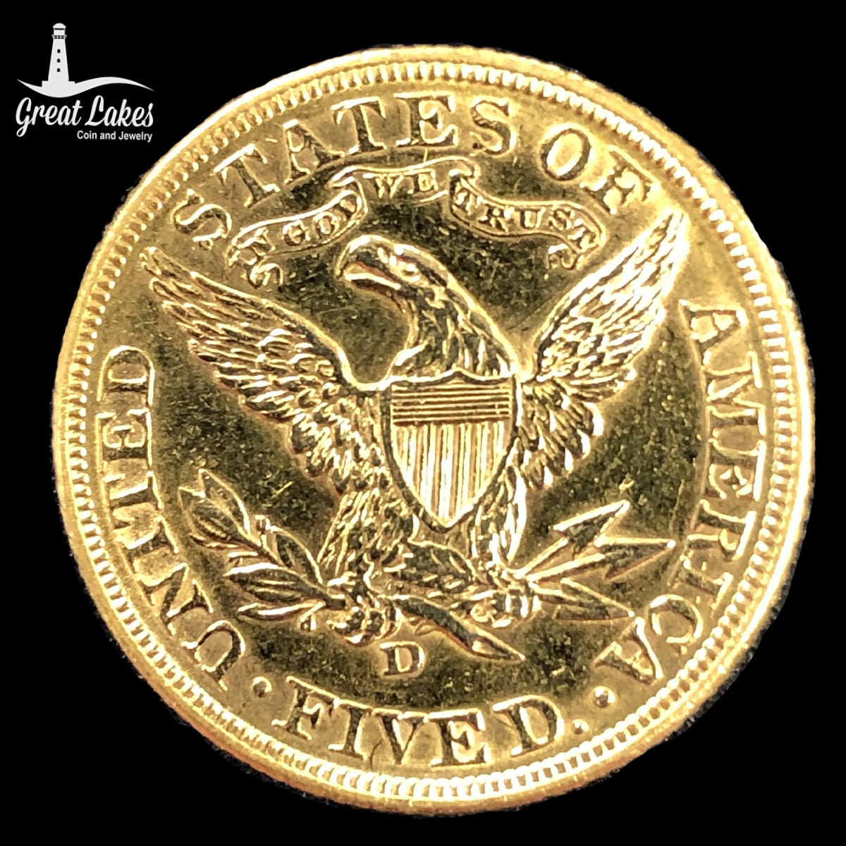 1906-D $5 Liberty Gold Half Eagle (Ex-Jewelry)